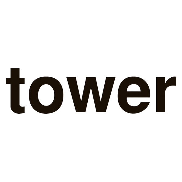 tower 前が開くキッチンカウンター上収納ラック ブラック