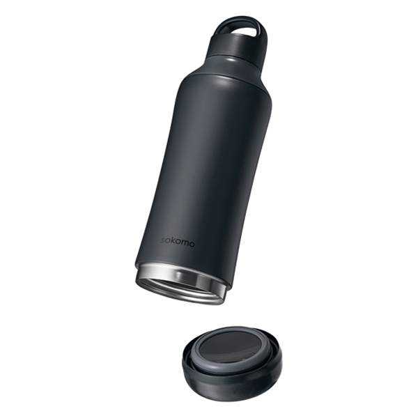 【7枚⇒5枚】sokomo　そこまで洗えるボトル500ml　ブラック